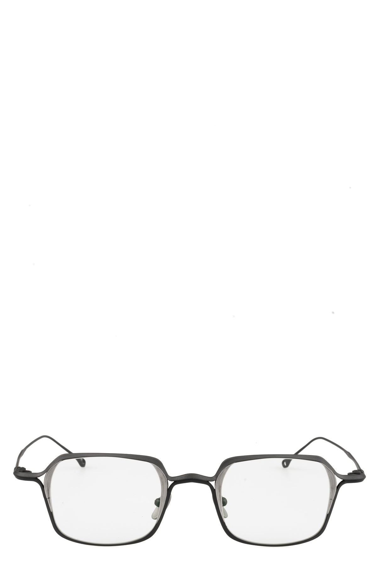 Rigards | Two-tone hexagonal titanium clip-on sunglasses - Black RG2004TVA