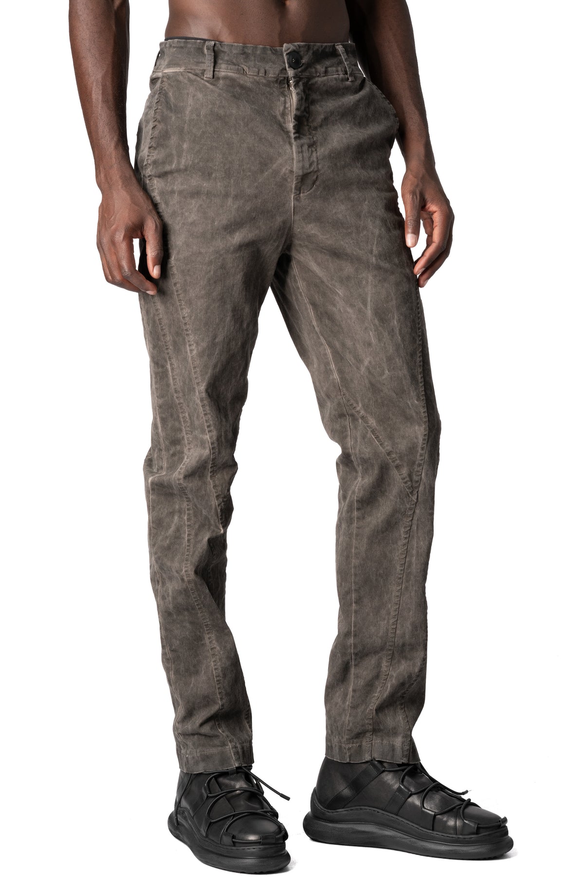 La Haine Inside Us | AW26 - Regular skinny trousers, Mud M1324