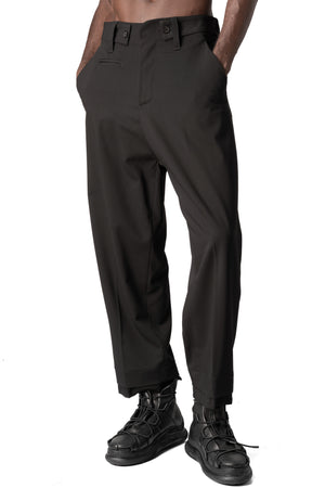 La Haine Inside Us | AW26 - Comfort fluid wool-blend trousers, Black M1317