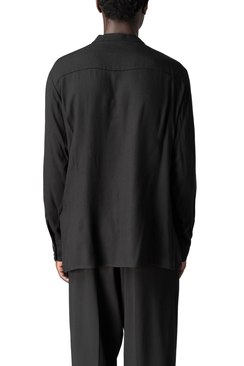 Korean collar shirt, Black