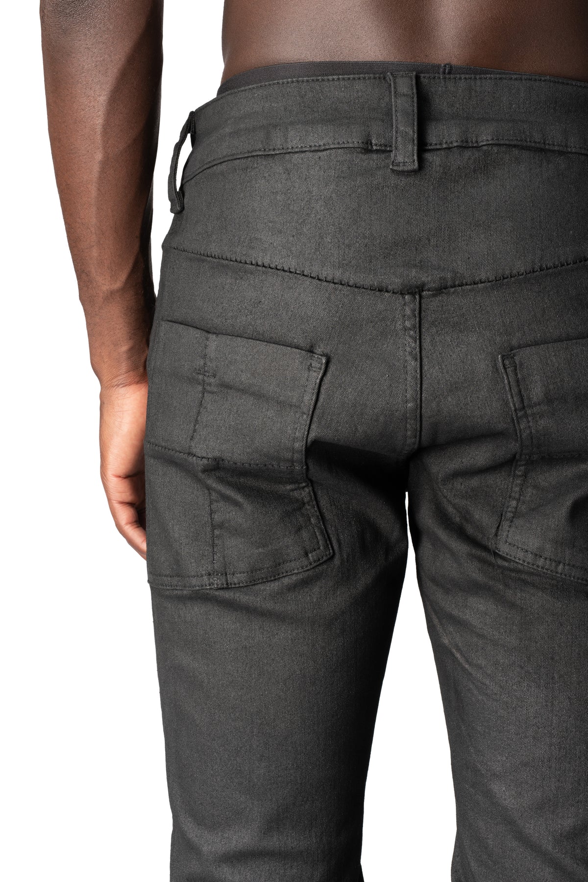 Thom Krom | AW26 - Coated stretch denim trousers, MT107