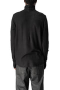 Roll neck long sleeve top, Black