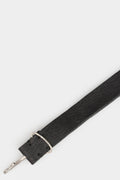 Daniele Basta | AW25 - Silver hook leather belt, VIPERA GR