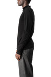 Cashmere blend mock neck knit pullover