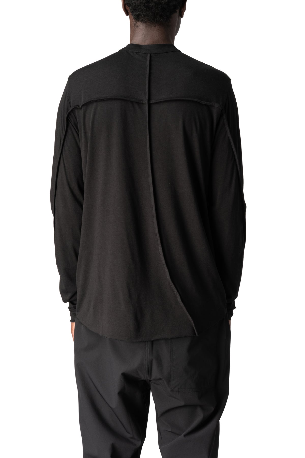 Thom Krom | AW26 - Bamboo cotton jersey top, Black MTS971