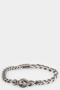Filed chain bracelet