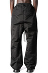 Cotton blend woven trousers