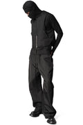 Cotton blend woven trousers