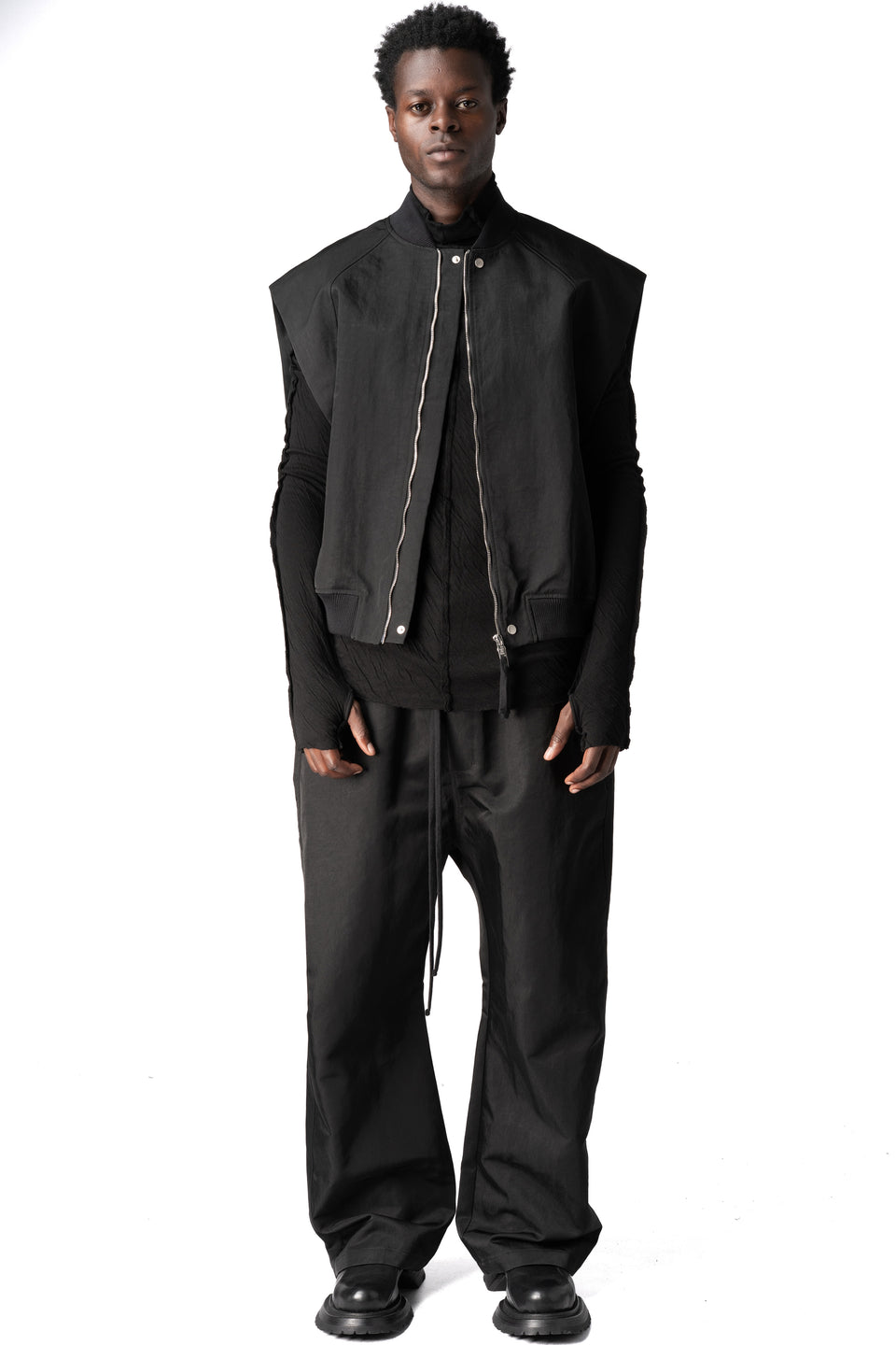 Bomber Vest, Black