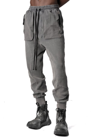 Thom Krom | AW26 - Cotton stretch trousers, Dark used grey MST537