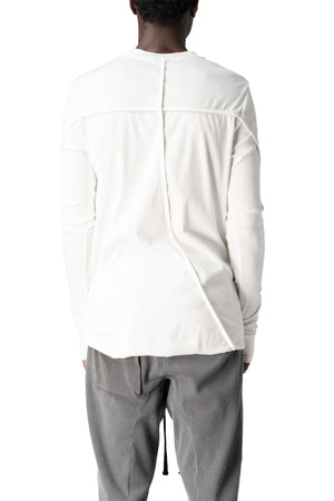 Thom Krom | AW26 - Cotton stretch jersey top, Off white MTS960