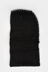 Wool knit hood scarf