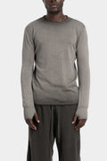 Cotton knit sweater, Green