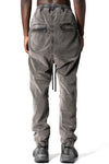 Velvet trousers, Used grey
