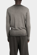 Cotton knit sweater, Green