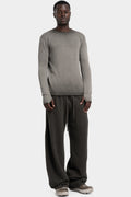 Cotton knit sweater, Green