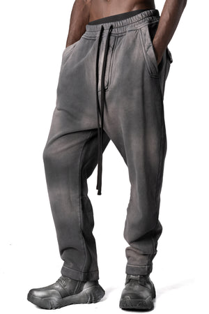 Thom Krom | AW26 - Cotton trousers, Grey stone wash spray MST527