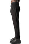 Tapered stretch trousers, Black