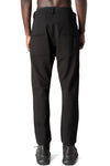 Tapered stretch trousers, Black