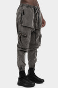 Velvet cargo pants