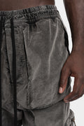 Velvet cargo pants