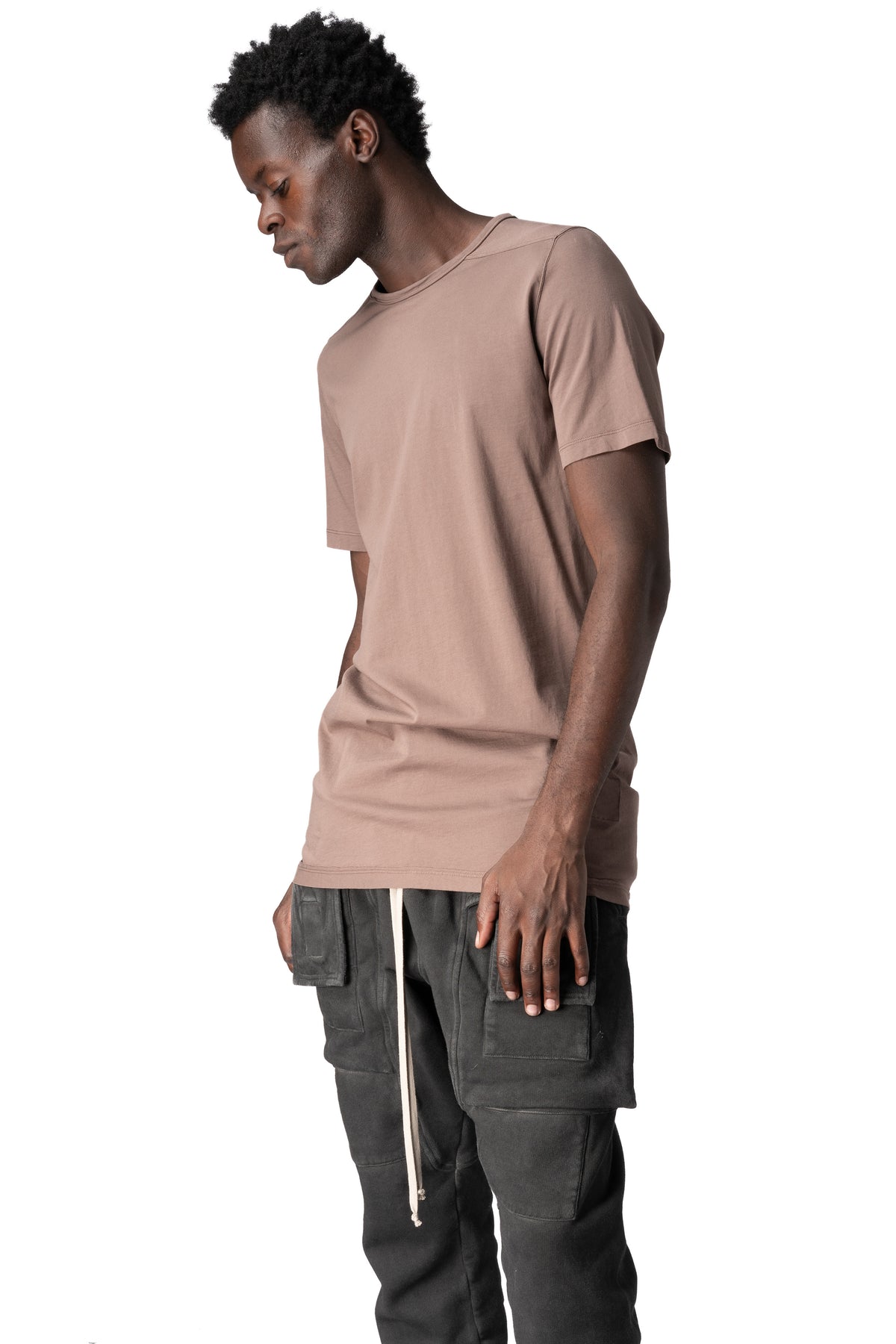 Rick Owens DRKSHDW | AW26 - Level T Knit T-Shirt, Grape DU02F6250RNP
