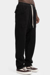 Rick Owens DRKSHDW | AW25 - Classic cargo drawstring pants, Slub Felpa DU02E7370 FSL 09