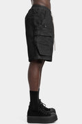 Cargobela shorts, Wax Denim