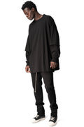 Tommy Hustler Knit T-Shirt, Black