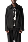 Wool tailored blouson