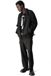 Wool tailored blouson