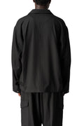 Wool tailored blouson