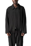 Wool tailored blouson