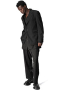 Wool gabardine 3 buttons jacket