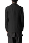 Wool gabardine 3 buttons jacket