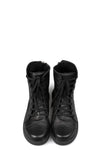 Spiral Zip Calf Leather Sneakers