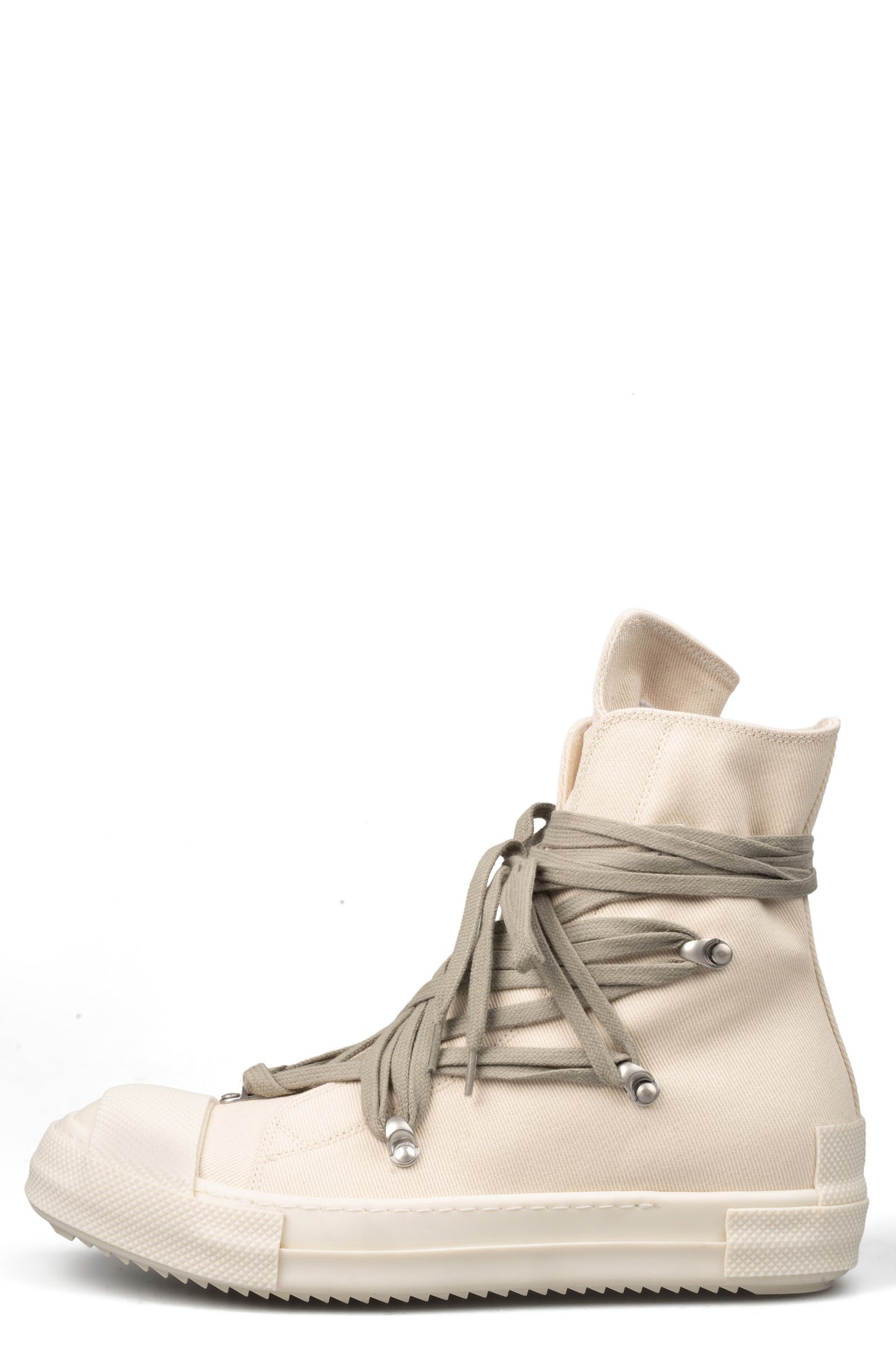 Rick Owens DRKSHDW | AW26 - Megalace Denim Shoes, Milk/Milk/Milk/Milk DU02F6809DOH1W1