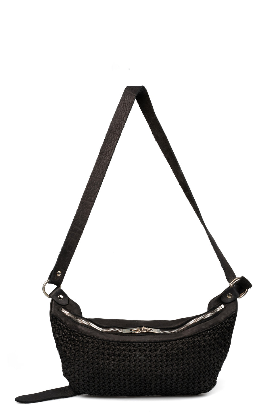 Braided leather bag | Q10M_WO02
