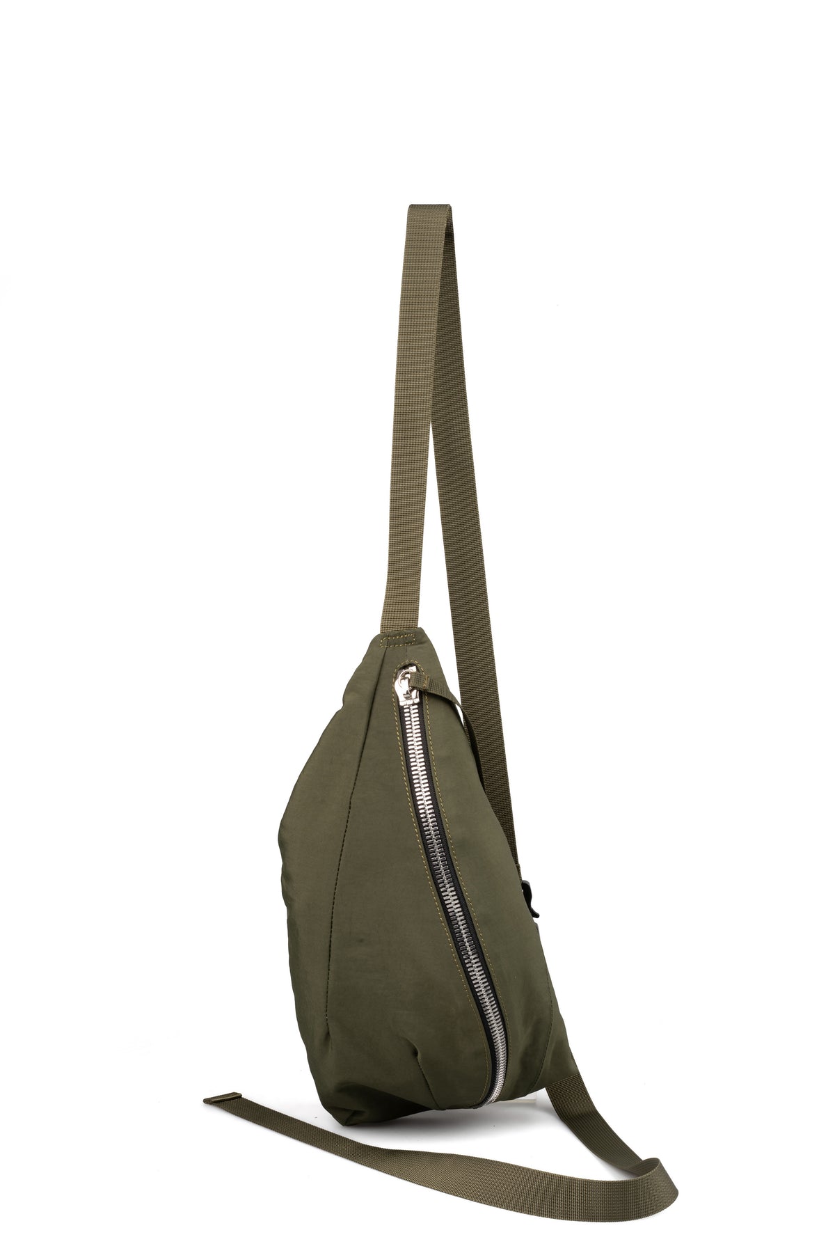 Werkschwarz | Crossbody bag, Green  NYLON1, shot on table