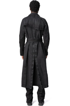 LEB Leon Emanuel Blanck | AW26 - Tevere denim trench coat, K03-TC-TD