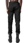 Cotton stretch twill slim pants