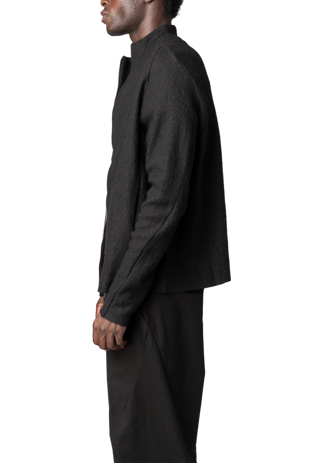 LEB Leon Emanuel Blanck | AW26 - Wool crepe zip sweater, K03-ZS-WC