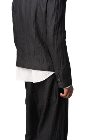 Forme D'Expression | AW26 - Cropped wool linen mess jacket, UG073