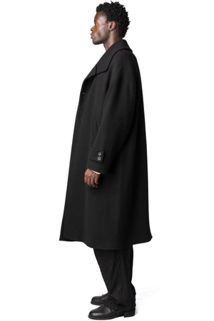Forme D'Expression | AW26 - High neck wool cashmere overcoat, HC022