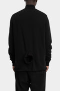 Headon DBL mock neck sweater, Slub Felpa
