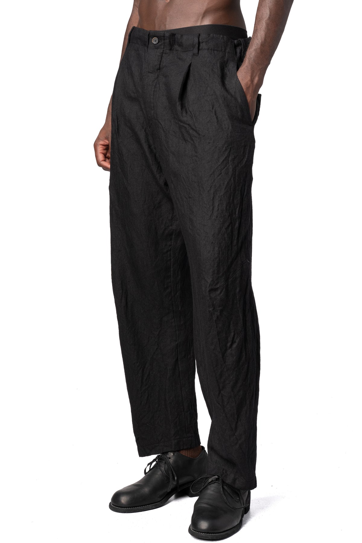 Forme D'Expression | AW26 - Baggy casual wool linen pants, HP130