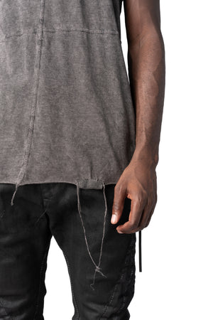 MD75 | AW26 - Panelled crew neck cotton t-shirt, Antra Wash MD13150