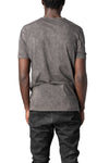 Panelled crew neck cotton t-shirt, Antra Wash