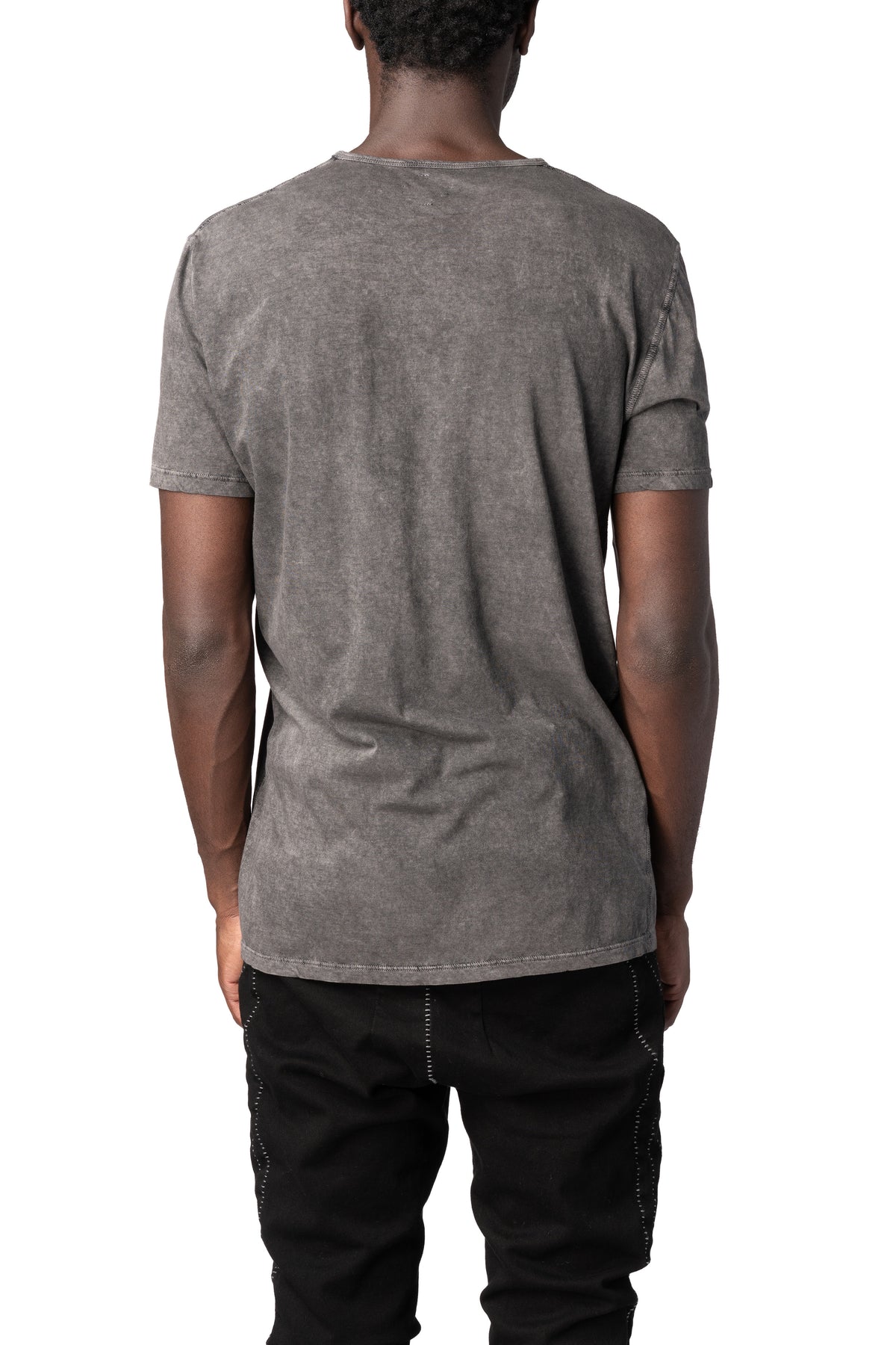 MD75 | AW26 - V neck cross seam cotton t-shirt, MD13153