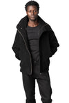 Wool felt aviator jacket